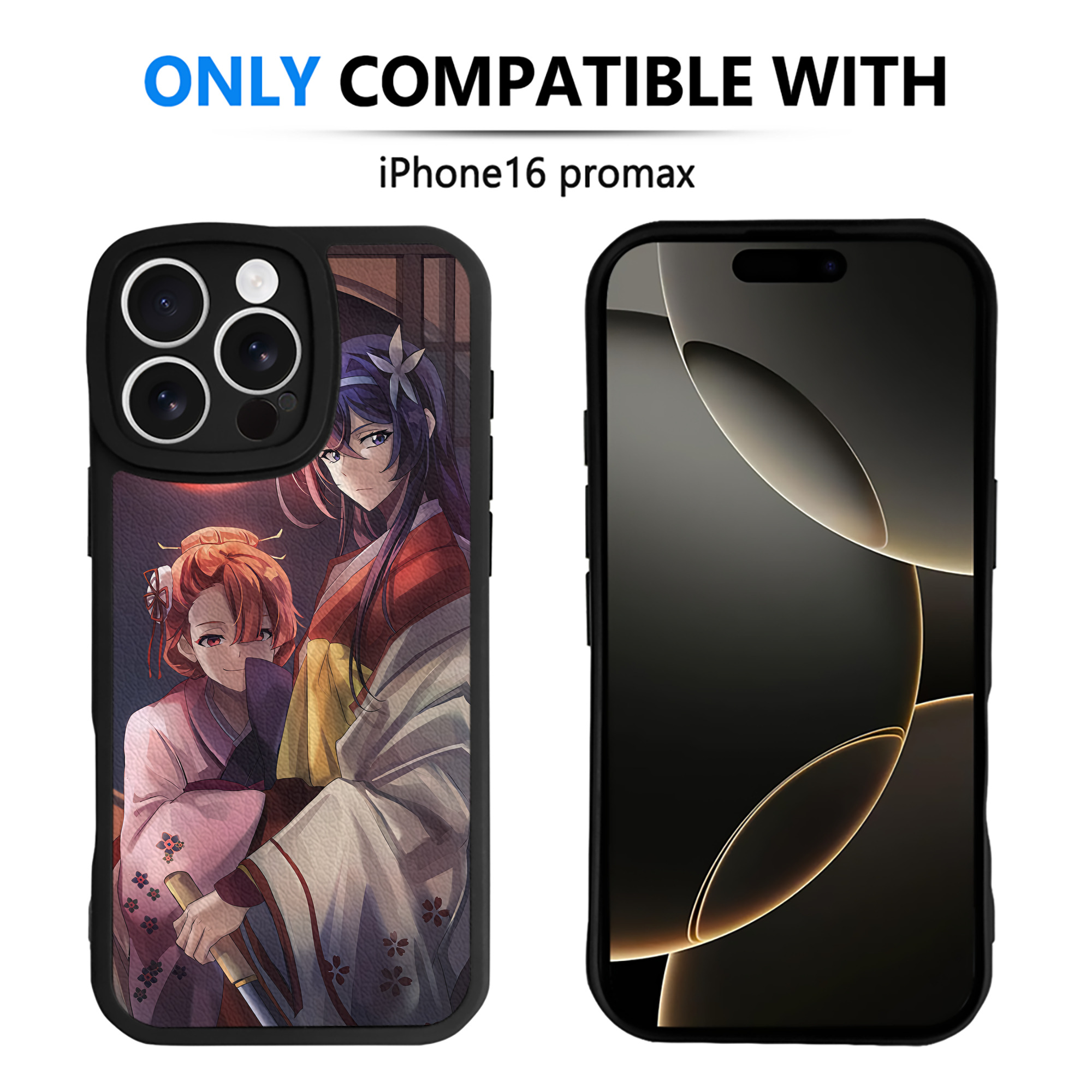 （画像用） 文豪ストレイドッグス Bungo Stray Dogs 【iPhone 16シリーズ対応】シリコンスマホケース（レザー調） 材質：シリコン
